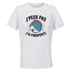 Maillot de Sport Femme Parapente J'peux Pas - T-Shirt Respirant Polyester Manches Courtes - Cadeau Sportive Anniversaire Noël Fête des Mères