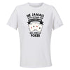 Maillot de Sport Femme Poker Octogenaire - T-Shirt Respirant Polyester Manches Courtes - Cadeau Sportive Anniversaire Noël Fête des Mères