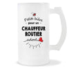 Verre à bière Chauffeur routier adoré | Chope de Bière Pinte Idée Cadeau Humour Collègue famille Homme Anniversaire Noël