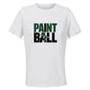 Maillot de Sport Femme Paintball Minimaliste - T-Shirt Respirant Polyester Manches Courtes - Cadeau Sportive Anniversaire Noël Fête des Mères