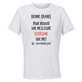Maillot de Sport Femme Floriane Ca n'existe Pas - T-Shirt Respirant Polyester Manches Courtes - Cadeau Sportive Anniversaire Noël Fête des Mères