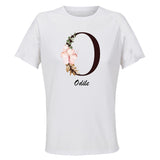 Maillot de Sport Femme Odile Lettre - T-Shirt Respirant Polyester Manches Courtes - Cadeau Sportive Anniversaire Noël Fête des Mères