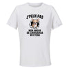 Maillot de Sport Femme Chihuahua J'peux Pas - T-Shirt Respirant Polyester Manches Courtes - Cadeau Sportive Anniversaire Noël Fête des Mères
