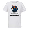 Maillot de Sport Femme Super Assistante Administratif - T-Shirt Respirant Polyester Manches Courtes - Cadeau Sportive Anniversaire Noël Fête des Mères
