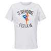 Maillot de Sport Femme Breakdance C'est La Vie - T-Shirt Respirant Polyester Manches Courtes - Cadeau Sportive Anniversaire Noël Fête des Mères