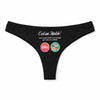 Culotte Tanga Personnalisé Femme Livres - sous-Vêtement Coton Idée Cadeau Humour Saint Valentin Anniversaire
