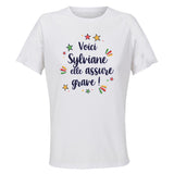 Maillot de Sport Femme Sylviane Elle Assure - T-Shirt Respirant Polyester Manches Courtes - Cadeau Sportive Anniversaire Noël Fête des Mères