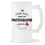 Verre à bière Photographe adoré | Chope de Bière Pinte Idée Cadeau Humour Collègue famille Homme Anniversaire Noël