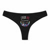 Culotte Tanga Personnalisé Femme Composition Florale Kopia Jpeux Pas - sous-Vêtement Coton Idée Cadeau Humour Saint Valentin Anniversaire