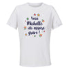 Maillot de Sport Femme Michelle Elle Assure - T-Shirt Respirant Polyester Manches Courtes - Cadeau Sportive Anniversaire Noël Fête des Mères