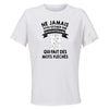 Maillot de Sport Femme Mots Fleches Quarantenaire - T-Shirt Respirant Polyester Manches Courtes - Cadeau Sportive Anniversaire Noël Fête des Mères