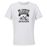 Maillot de Sport Femme Escalade Trentenaire - T-Shirt Respirant Polyester Manches Courtes - Cadeau Sportive Anniversaire Noël Fête des Mères