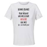 Maillot de Sport Femme Notaire n'existe Pas - T-Shirt Respirant Polyester Manches Courtes - Cadeau Sportive Anniversaire Noël Fête des Mères