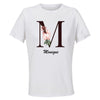Maillot de Sport Femme Monique Lettre - T-Shirt Respirant Polyester Manches Courtes - Cadeau Sportive Anniversaire Noël Fête des Mères