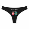 Culotte Tanga Personnalisé Femme Bricolage - sous-Vêtement Coton Idée Cadeau Humour Saint Valentin Anniversaire