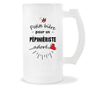 Verre à bière Pépiniériste adoré | Chope de Bière Pinte Idée Cadeau Humour Collègue famille Homme Anniversaire Noël