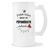 Verre à bière Pépiniériste adoré | Chope de Bière Pinte Idée Cadeau Humour Collègue famille Homme Anniversaire Noël