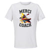 Maillot de Sport Femme pour Merci Kayak Coach - T-Shirt Respirant Polyester Manches Courtes - Cadeau Sportive Anniversaire Noël Fête des Mères