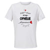 Maillot de Sport Femme Ophelie Damour - T-Shirt Respirant Polyester Manches Courtes - Cadeau Sportive Anniversaire Noël Fête des Mères