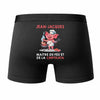 Caleçon Jean-Jacques Maitre du Feu et de la Chipolata - Humour Boxer Coton Idée Cadeau BBQ