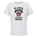 Maillot de Sport Femme Femme Sexagenaire Squash Copie 3 Sexagenaire - T-Shirt Respirant Polyester Manches Courtes - Cadeau Sportive Anniversaire Noël Fête des Mères