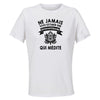 Maillot de Sport Femme Medite Quarantenaire - T-Shirt Respirant Polyester Manches Courtes - Cadeau Sportive Anniversaire Noël Fête des Mères