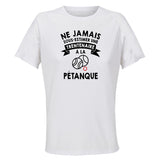 Maillot de Sport Femme Petanque Trentenaire - T-Shirt Respirant Polyester Manches Courtes - Cadeau Sportive Anniversaire Noël Fête des Mères