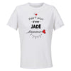 Maillot de Sport Femme Jade Damour - T-Shirt Respirant Polyester Manches Courtes - Cadeau Sportive Anniversaire Noël Fête des Mères