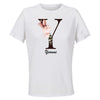 Maillot de Sport Femme Yvonne Lettre - T-Shirt Respirant Polyester Manches Courtes - Cadeau Sportive Anniversaire Noël Fête des Mères