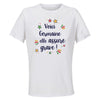 Maillot de Sport Femme Germaine Elle Assure - T-Shirt Respirant Polyester Manches Courtes - Cadeau Sportive Anniversaire Noël Fête des Mères