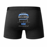 Caleçon Belle-Mère Kine - Humour Boxer Coton Idée Cadeau Fête des Pères
