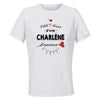 Maillot de Sport Femme pour Charlene Damour - T-Shirt Respirant Polyester Manches Courtes - Cadeau Sportive Anniversaire Noël Fête des Mères