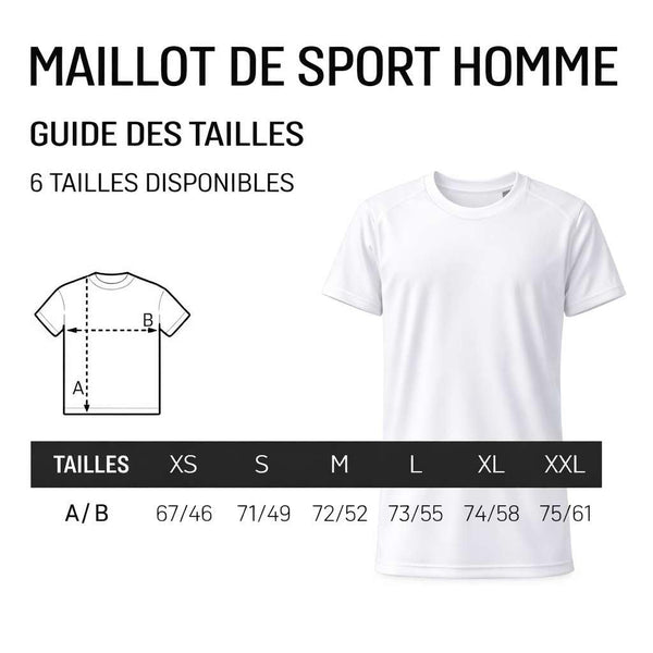 Maillot de Sport Homme Amour Exceptionnel Cadeau Anniversaire Noël Fête des Pères T-Shirt Respirant Polyester