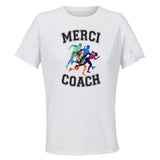 Maillot de Sport Femme Athletisme Coach - T-Shirt Respirant Polyester Manches Courtes - Cadeau Sportive Anniversaire Noël Fête des Mères