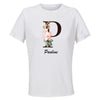 Maillot de Sport Femme Pauline Lettre - T-Shirt Respirant Polyester Manches Courtes - Cadeau Sportive Anniversaire Noël Fête des Mères