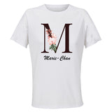 Maillot de Sport Femme Marie-Chantal Lettre - T-Shirt Respirant Polyester Manches Courtes - Cadeau Sportive Anniversaire Noël Fête des Mères
