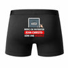 Caleçon Jean-Christophe Patienter Jean-Christophe Gère Une Urgence - Humour Boxer Coton Idée Cadeau