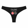 Culotte Tanga Personnalisé Femme Hockey - sous-Vêtement Coton Idée Cadeau Humour Saint Valentin Anniversaire