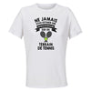 Maillot de Sport Femme Tennis Quinquagenaire - T-Shirt Respirant Polyester Manches Courtes - Cadeau Sportive Anniversaire Noël Fête des Mères