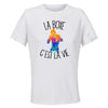 Maillot de Sport Femme Boxe C'est La Vie - T-Shirt Respirant Polyester Manches Courtes - Cadeau Sportive Anniversaire Noël Fête des Mères