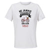Maillot de Sport Femme Velo Copie 4 Septuagenaire - T-Shirt Respirant Polyester Manches Courtes - Cadeau Sportive Anniversaire Noël Fête des Mères