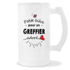 Verre à bière Greffier adoré | Chope de Bière Pinte Idée Cadeau Humour Collègue famille Homme Anniversaire Noël