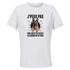 Maillot de Sport Femme Berger Allemand J'peux Pas - T-Shirt Respirant Polyester Manches Courtes - Cadeau Sportive Anniversaire Noël Fête des Mères