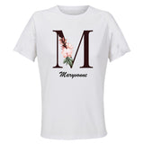 Maillot de Sport Femme Maryvonne Lettre - T-Shirt Respirant Polyester Manches Courtes - Cadeau Sportive Anniversaire Noël Fête des Mères