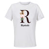 Maillot de Sport Femme Raphaelle Lettre - T-Shirt Respirant Polyester Manches Courtes - Cadeau Sportive Anniversaire Noël Fête des Mères