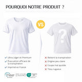 Maillot de Sport Femme Belote Copie 4 Trentenaire - T-Shirt Respirant Polyester Manches Courtes - Cadeau Sportive Anniversaire Noël Fête des Mères