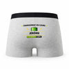 Caleçon Chargement en Cours Jerome - Humour Boxer Gris Idée Cadeau