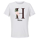 Maillot de Sport Femme Helena Lettre - T-Shirt Respirant Polyester Manches Courtes - Cadeau Sportive Anniversaire Noël Fête des Mères