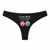 Culotte Tanga Personnalisé Femme Surf - sous-Vêtement Coton Idée Cadeau Humour Saint Valentin Anniversaire