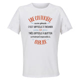 Maillot de Sport Femme Une Couturiere Aussi Geniale - T-Shirt Respirant Polyester Manches Courtes - Cadeau Sportive Anniversaire Noël Fête des Mères